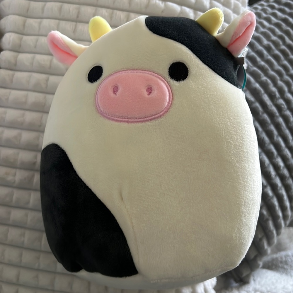 New w tags Connor the cow Squishmallow